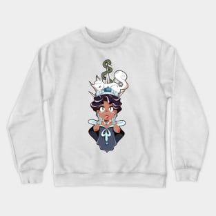 Black Beautiful Lady Crewneck Sweatshirt